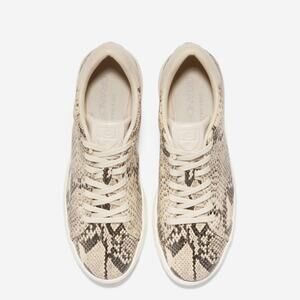 Cole Haan GrandPro Leather Snakeskin Tennis Sneakers Size 8.5